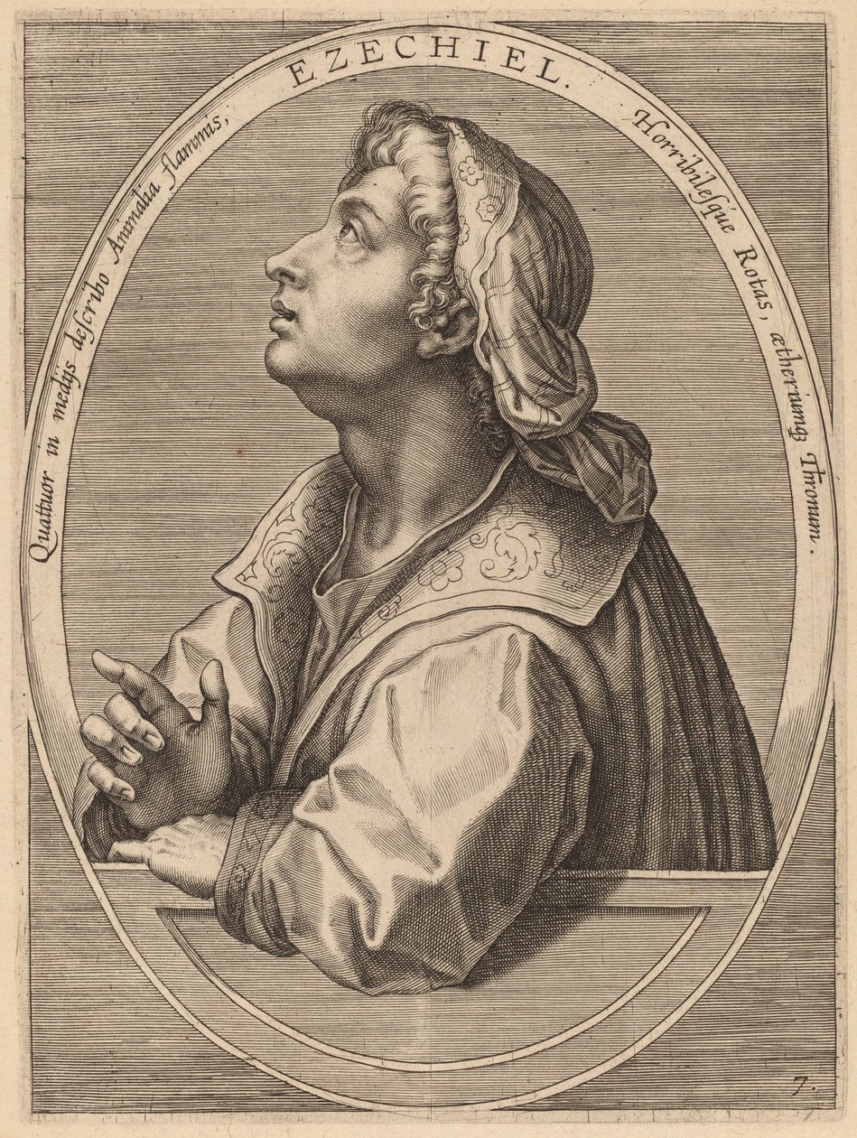 Ézéchiel - Theodor Galle after Jan van der Straet