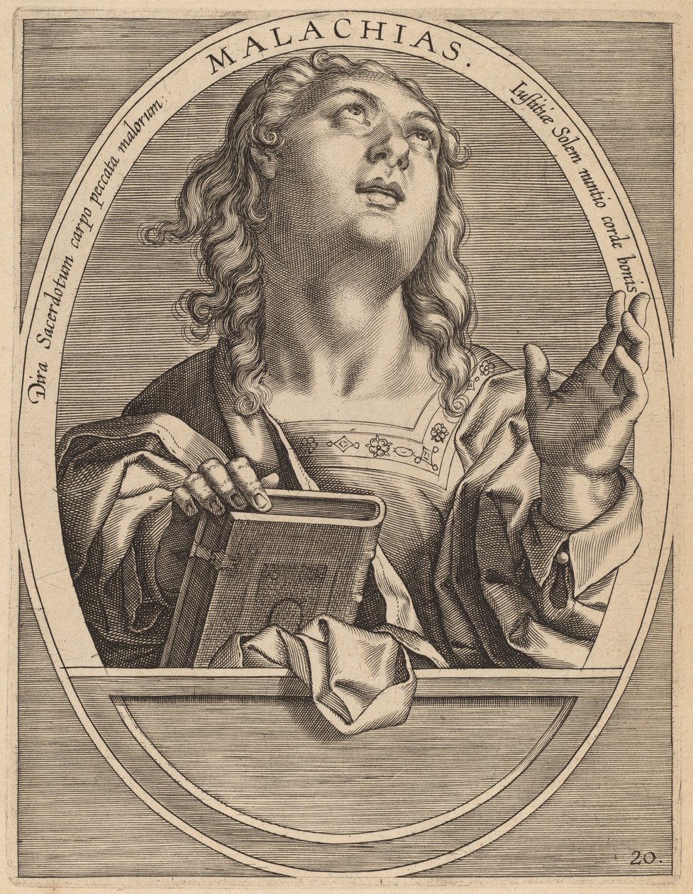 Malachie - Theodor Galle after Jan van der Straet