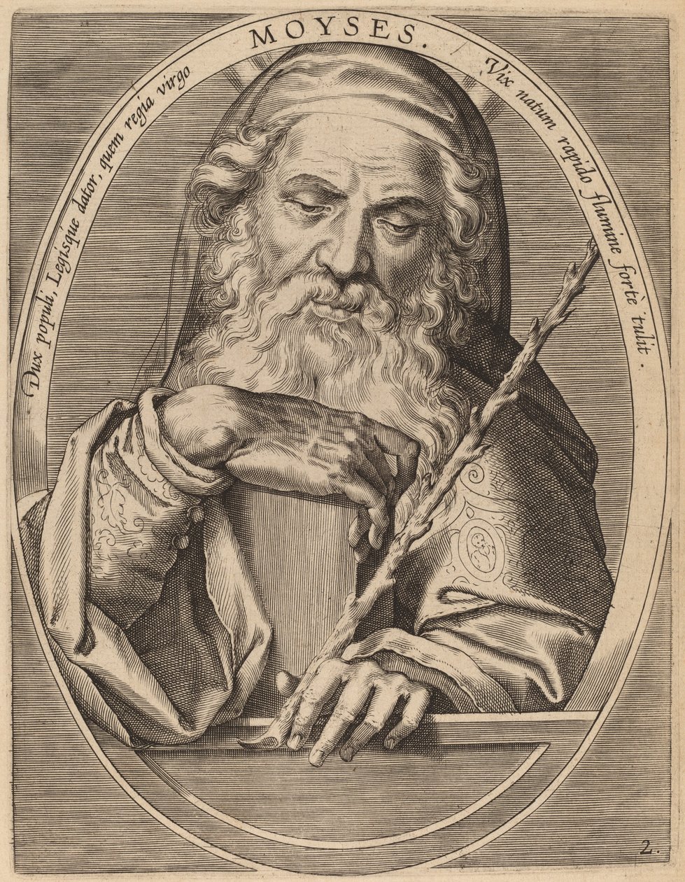 Moïse - Theodor Galle after Jan van der Straet