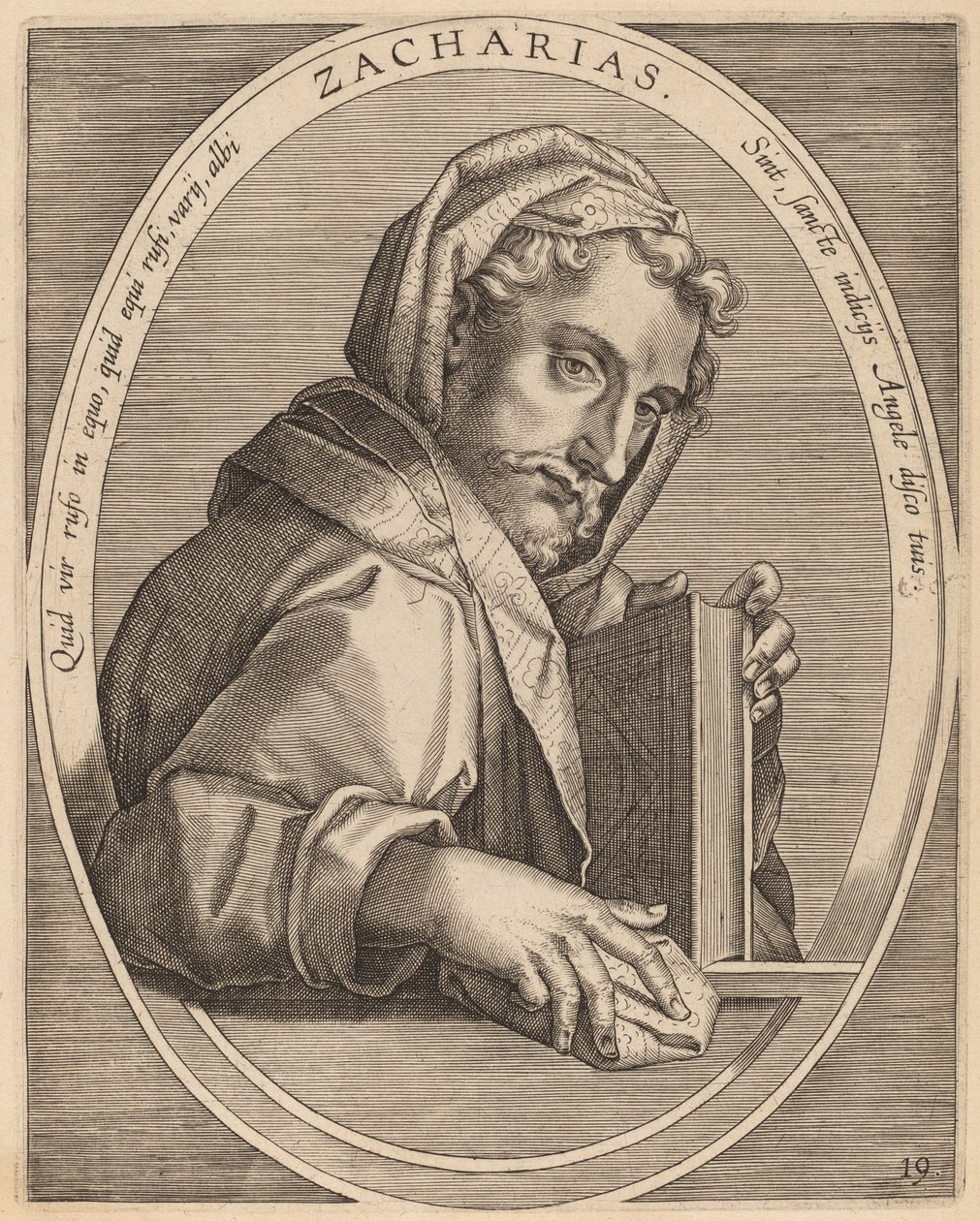 Zacharie - Theodor Galle after Jan van der Straet
