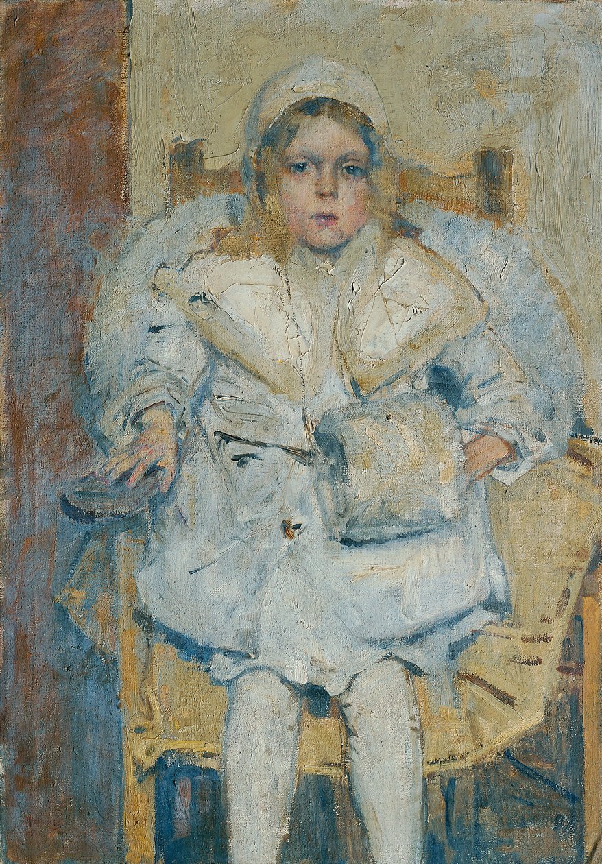 Portrait de jeune fille - Theodor Hummel