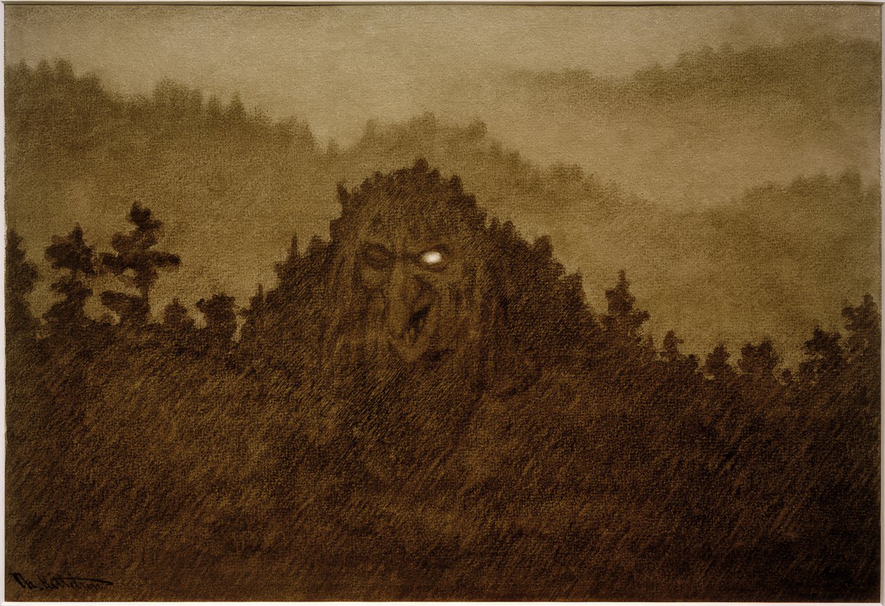 Troll de la forêt - Theodor Kittelsen
