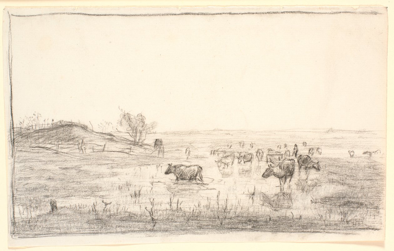 Vaches dans les prés près de Mejlgaard - Theodor Philipsen