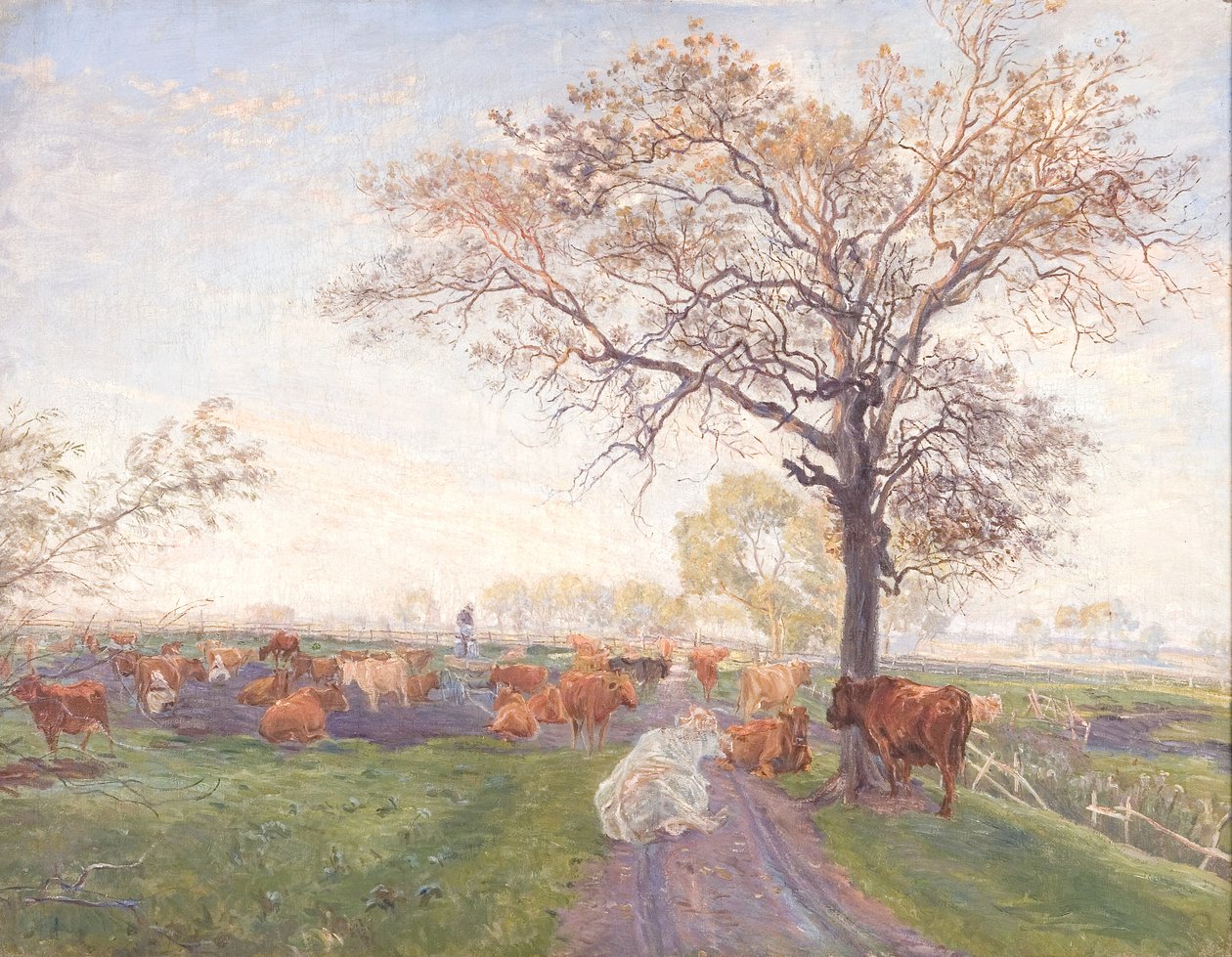 Place de la traite à Dyrehavegård - Theodor Philipsen
