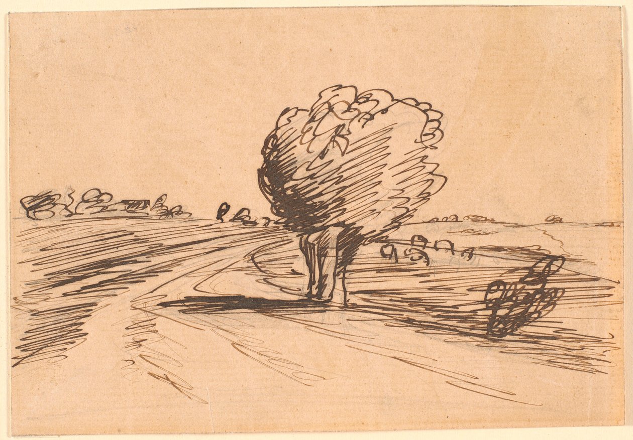 Virage avec un Saule - Theodor Philipsen
