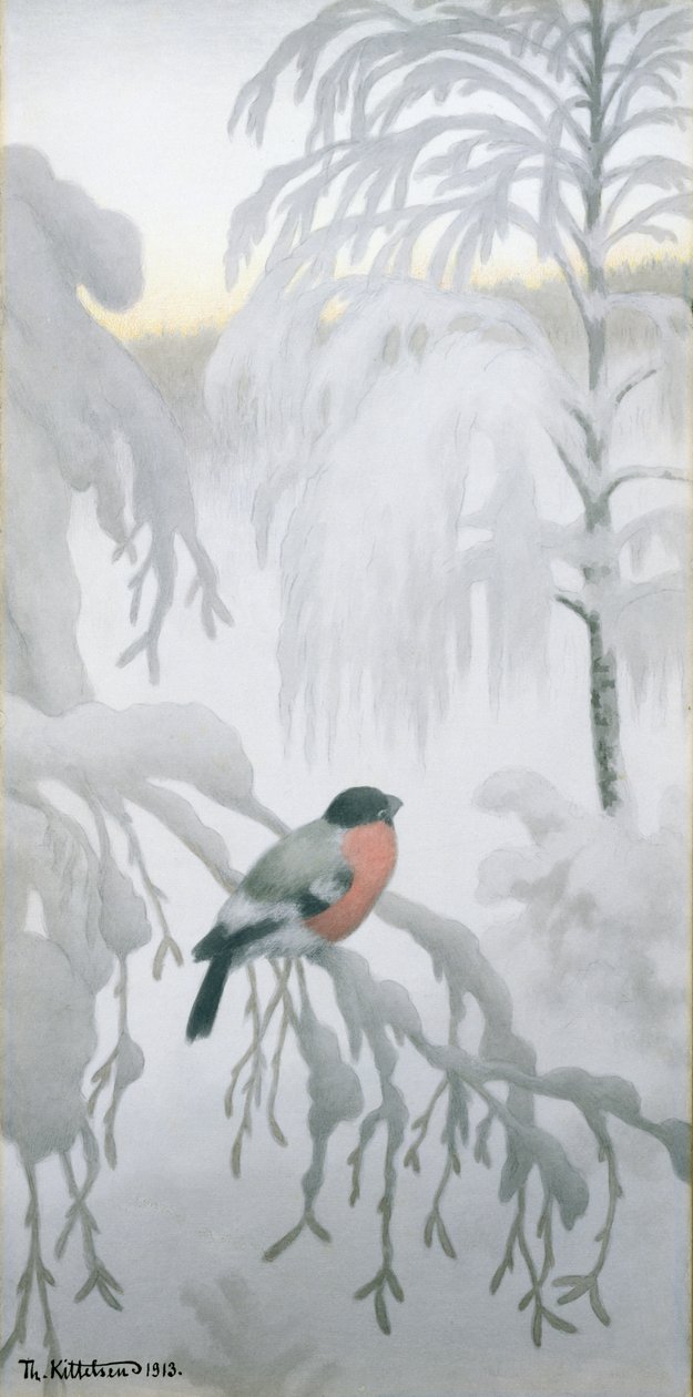 Bouvreuil - Theodor Kittelsen