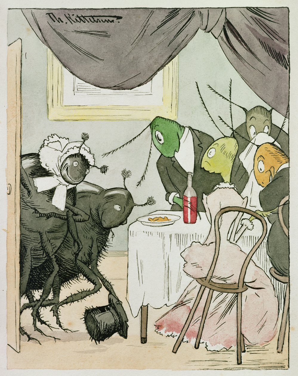 Relations familiales embarrassantes - Theodor Kittelsen