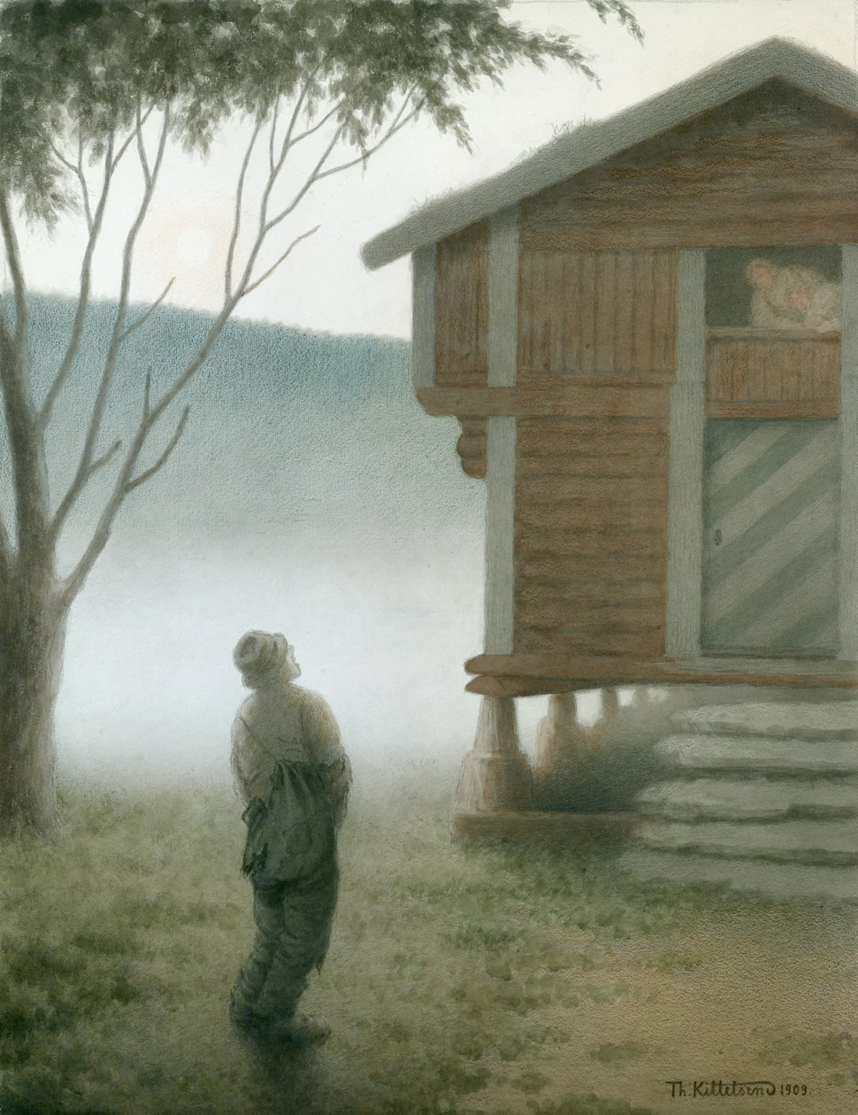 Les filles, ouvrez la porte - Theodor Kittelsen