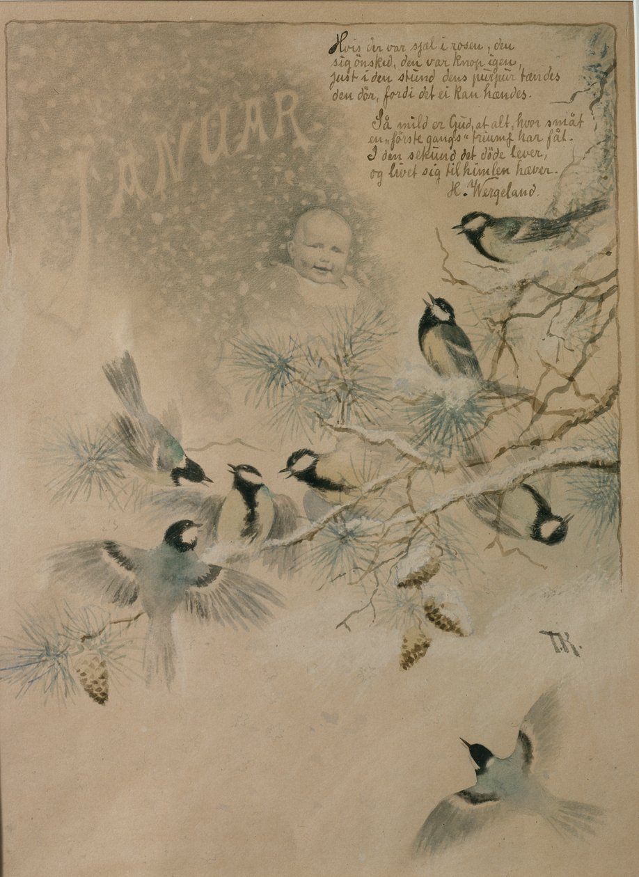 Janvier - Theodor Kittelsen