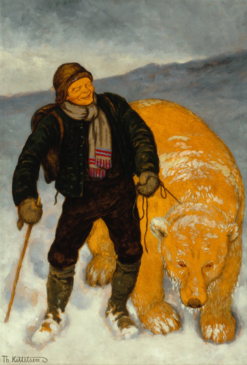 Kjetta à Dovre - Theodor Kittelsen