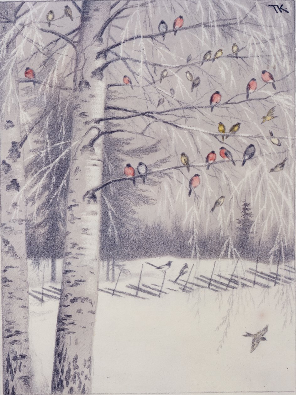Invités du Nouvel An - Theodor Kittelsen