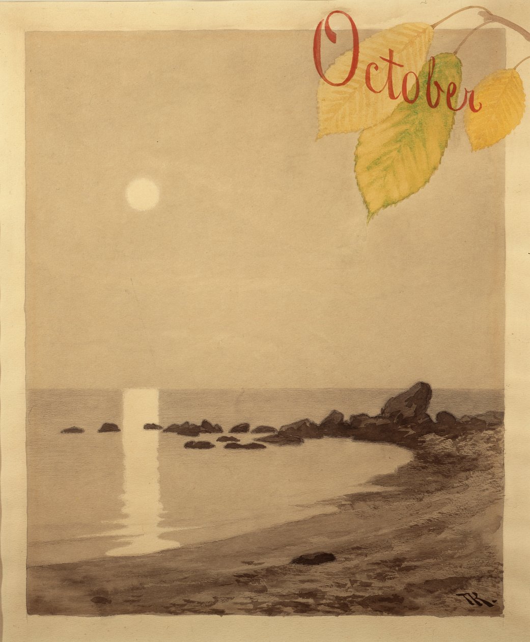 Octobre - Theodor Kittelsen