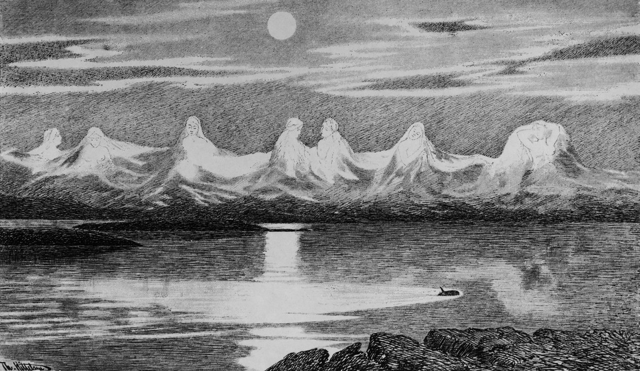 Les sept sœurs, c.1888 - Theodor Kittelsen