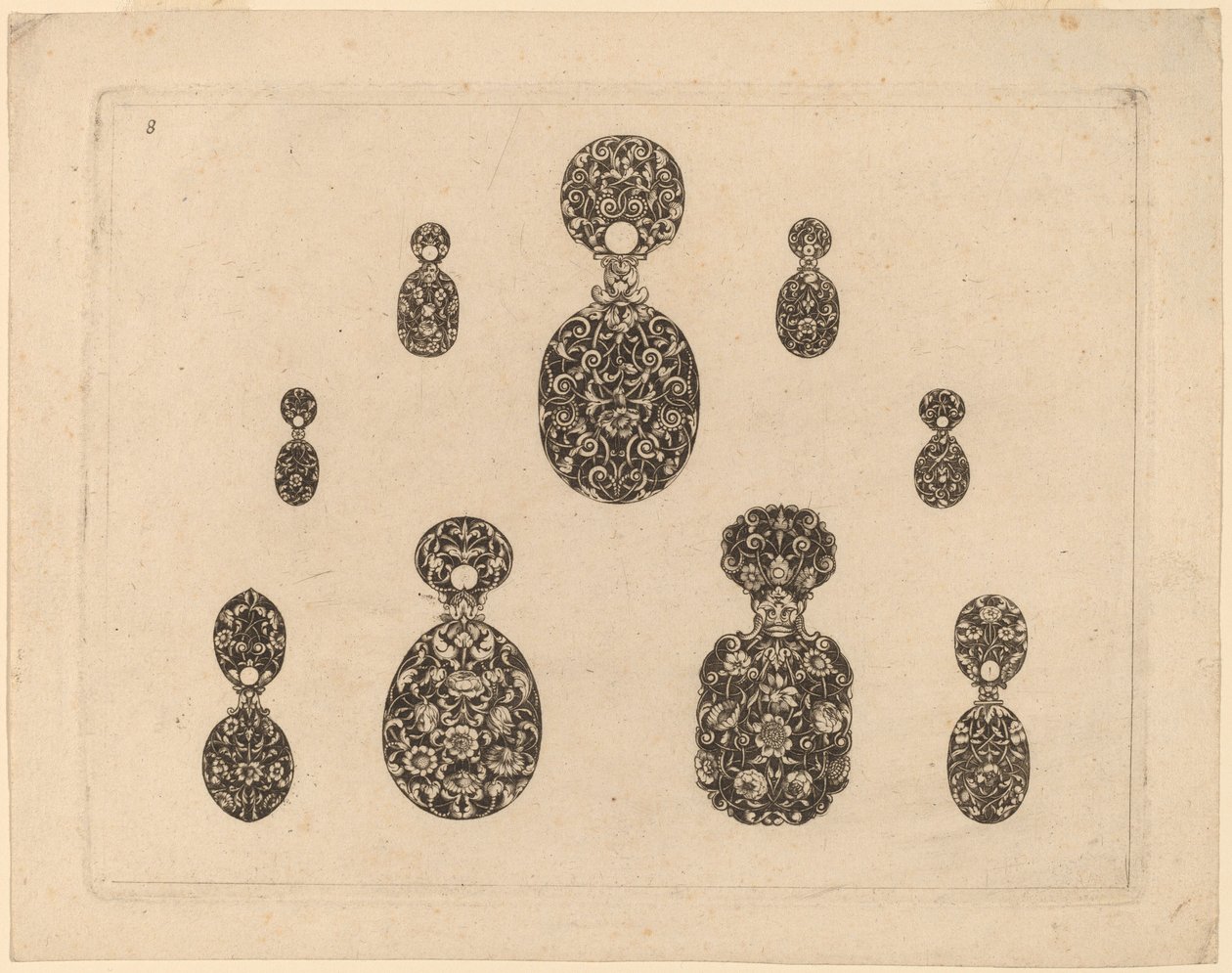 Ornement de Bijoux - Theodor de Bry