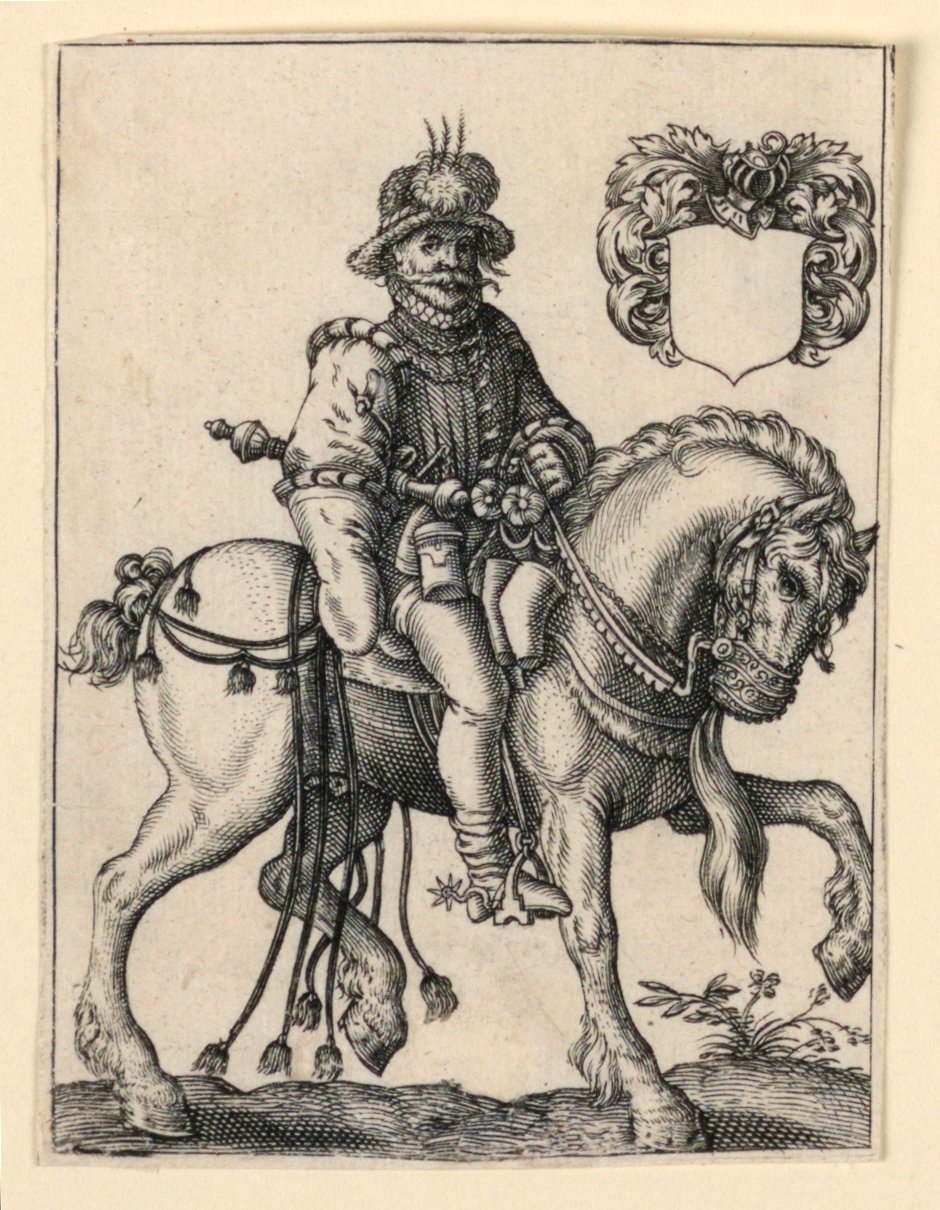 Noble à cheval - Theodor de Bry