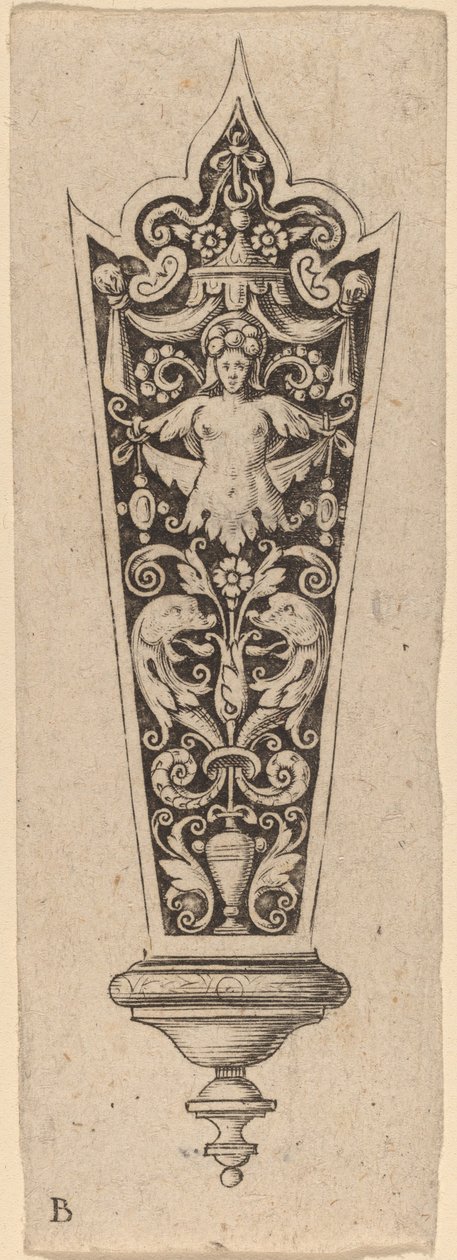 Ornement pour manche de couteau - Theodor de Bry