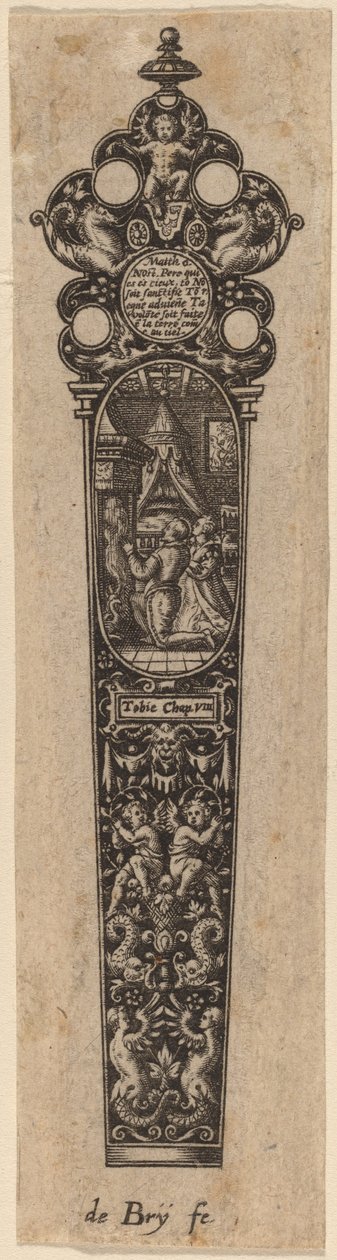 Ornement pour manche de couteau - Theodor de Bry