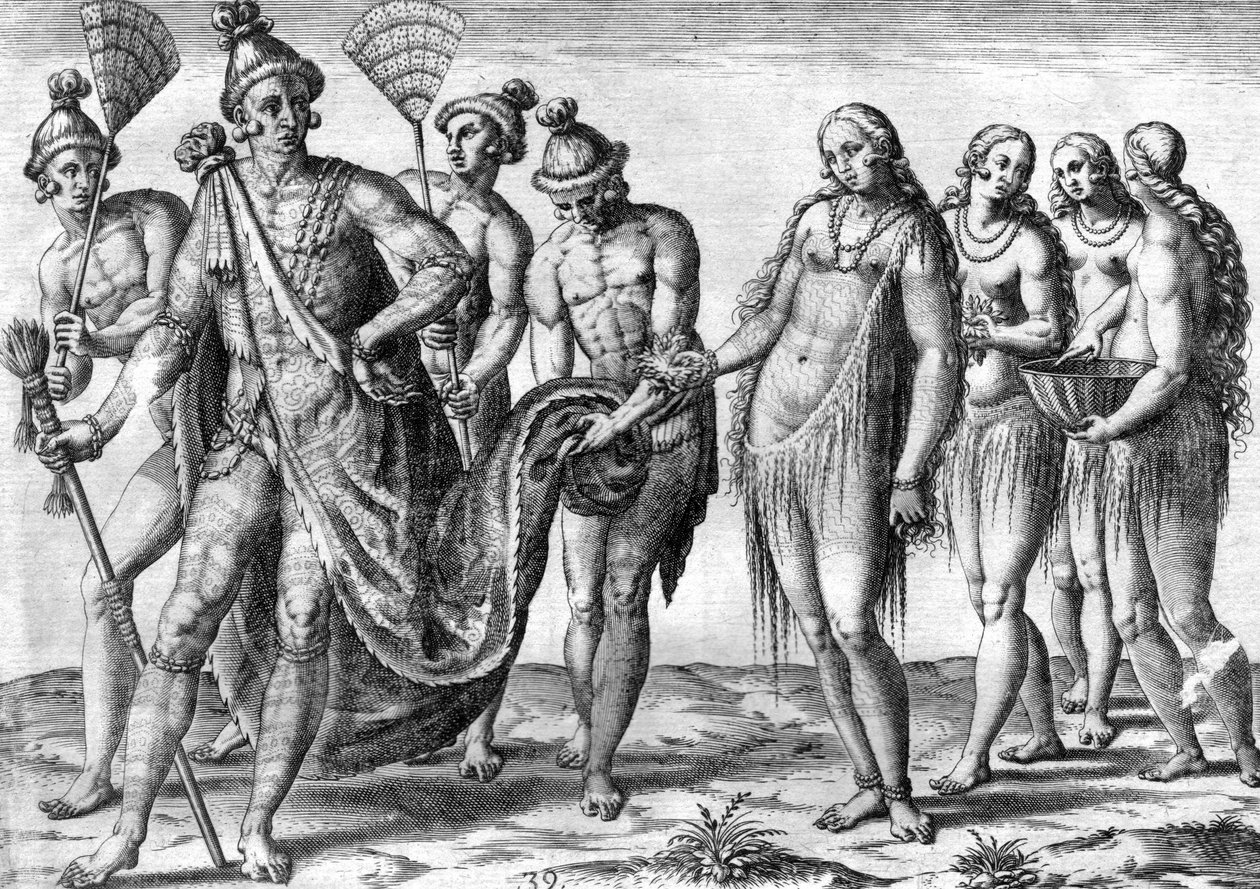 Tribu des Indiens Timucua - Theodor de Bry