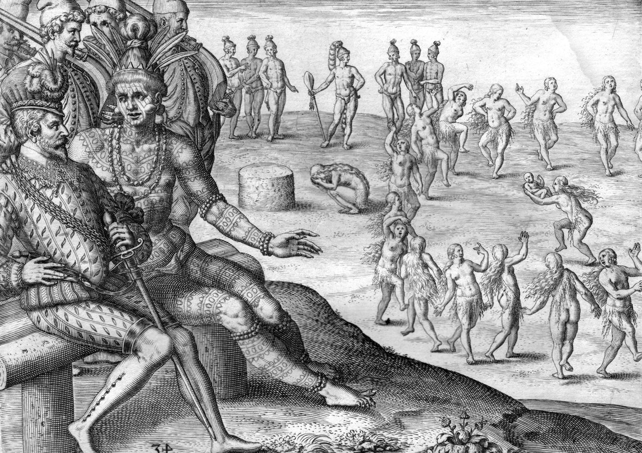 Tribu des Indiens Timucua - Theodor de Bry