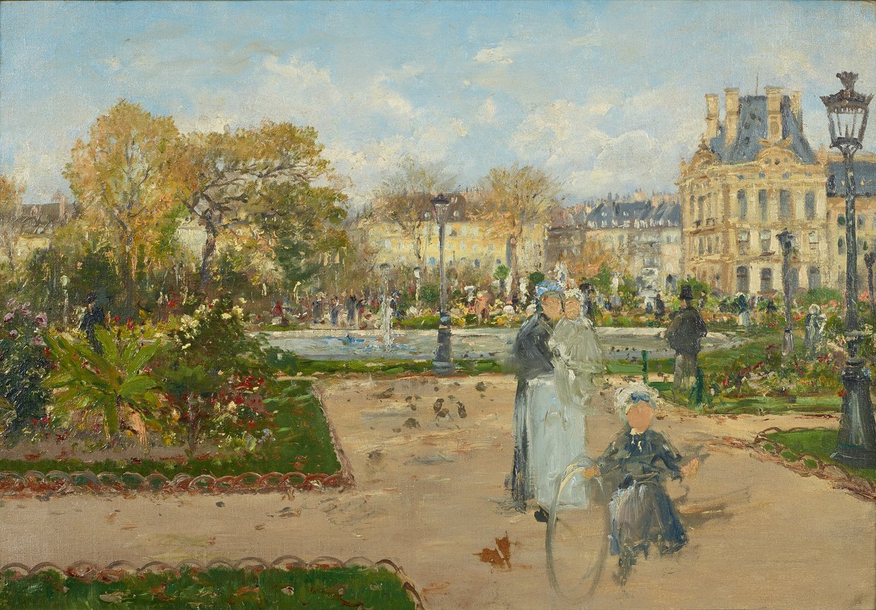 Aux Tuileries - Theodor von Hormann