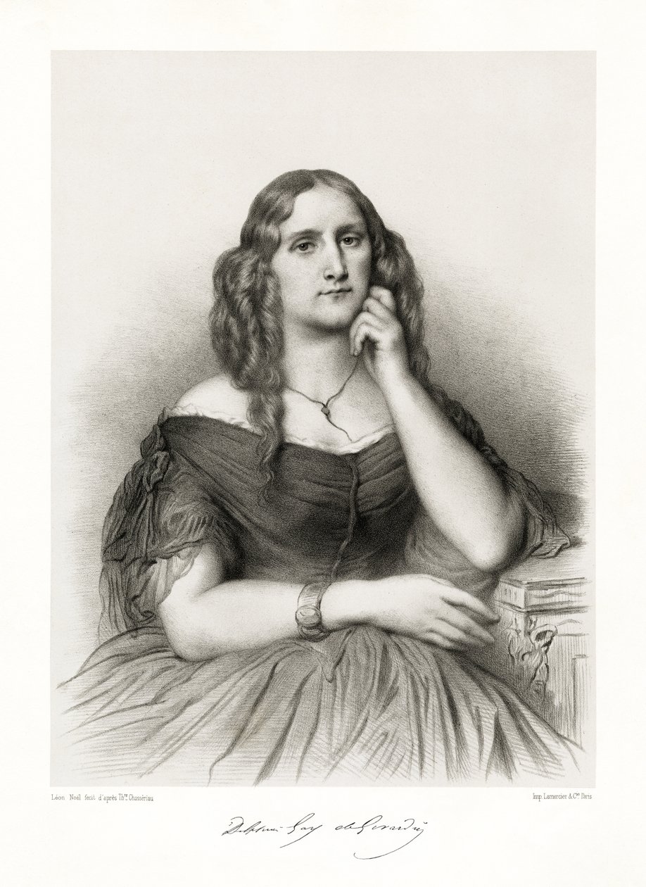 Delphine de Girardin - Théodore Chassériau