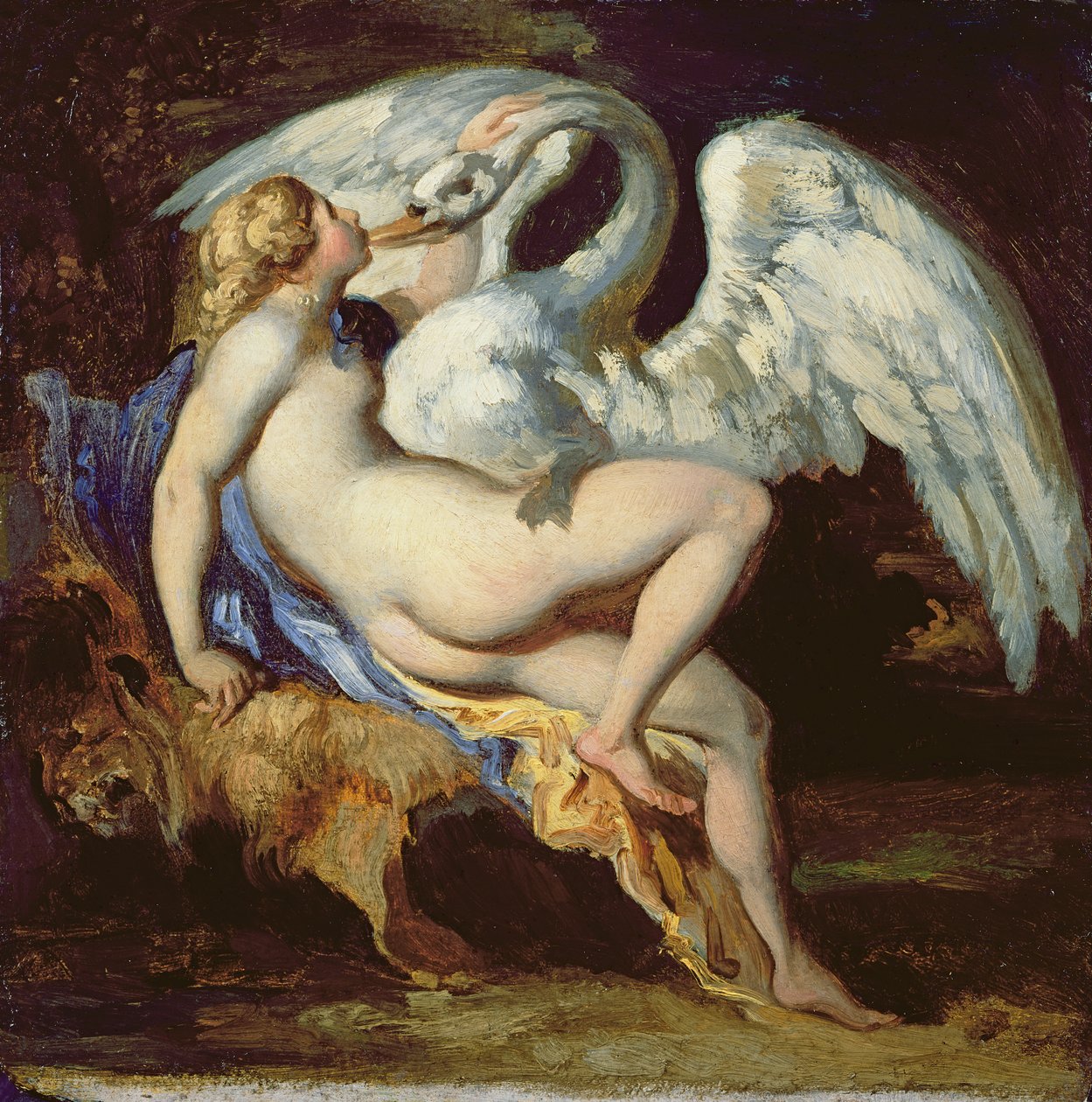 Léda et le cygne - Theodore Gericault
