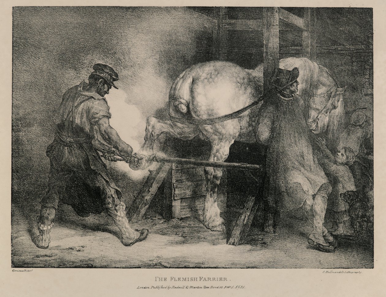 Le Maréchal-ferrant flamand - Theodore Gericault