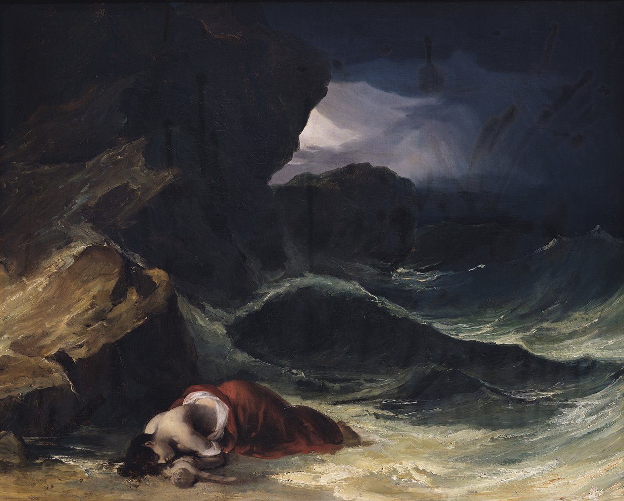 La Tempête, ou Le Naufrage - Theodore Gericault