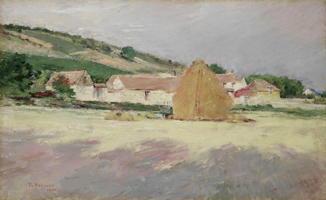 Scène à Giverny - Theodore Robinson