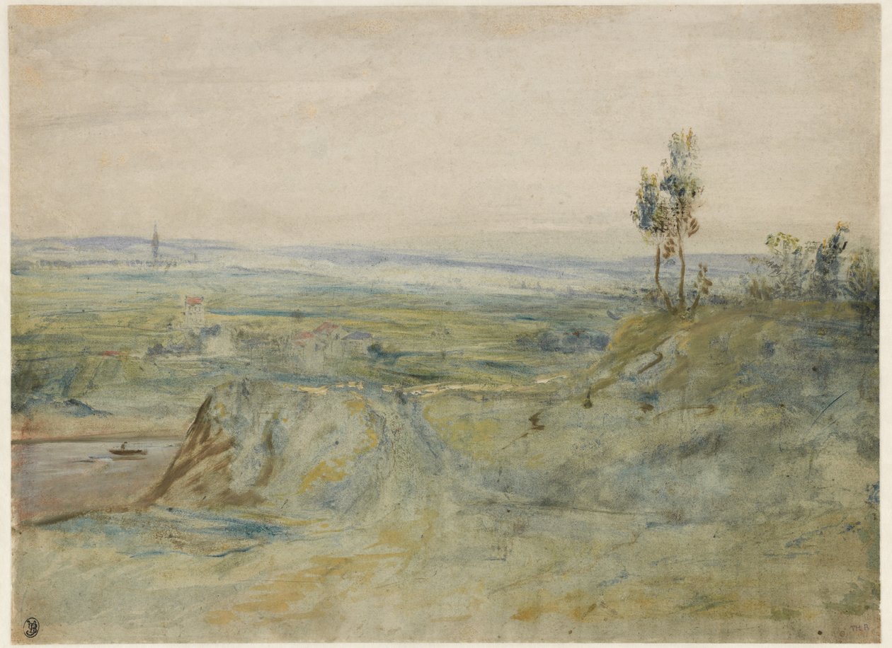 La Plaine, vue des hauteurs de Meudon, c.1833 - Pierre Etienne Theodore Rousseau