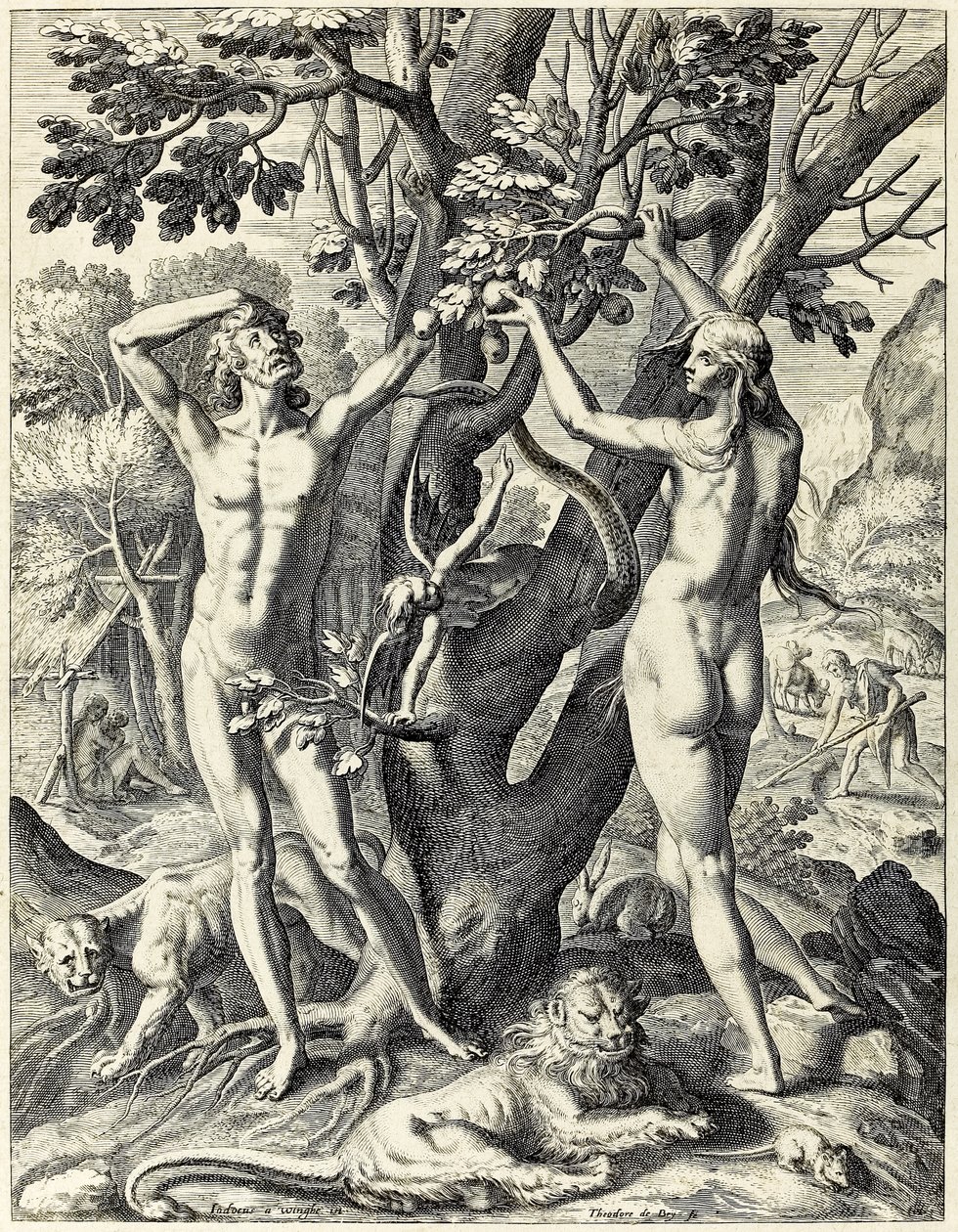 Adam et Ève dans le Jardin d