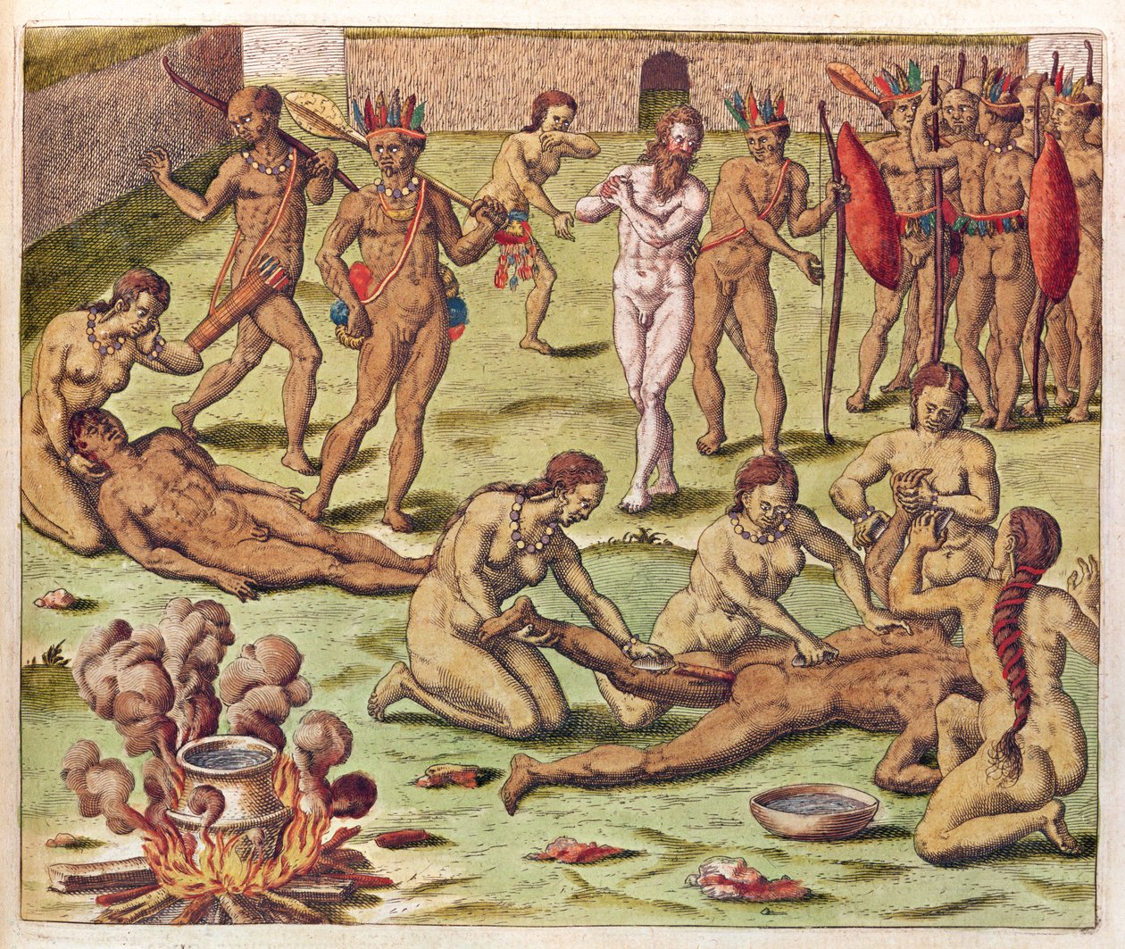 Navigatio in Brasiliam Americae, Immolation d