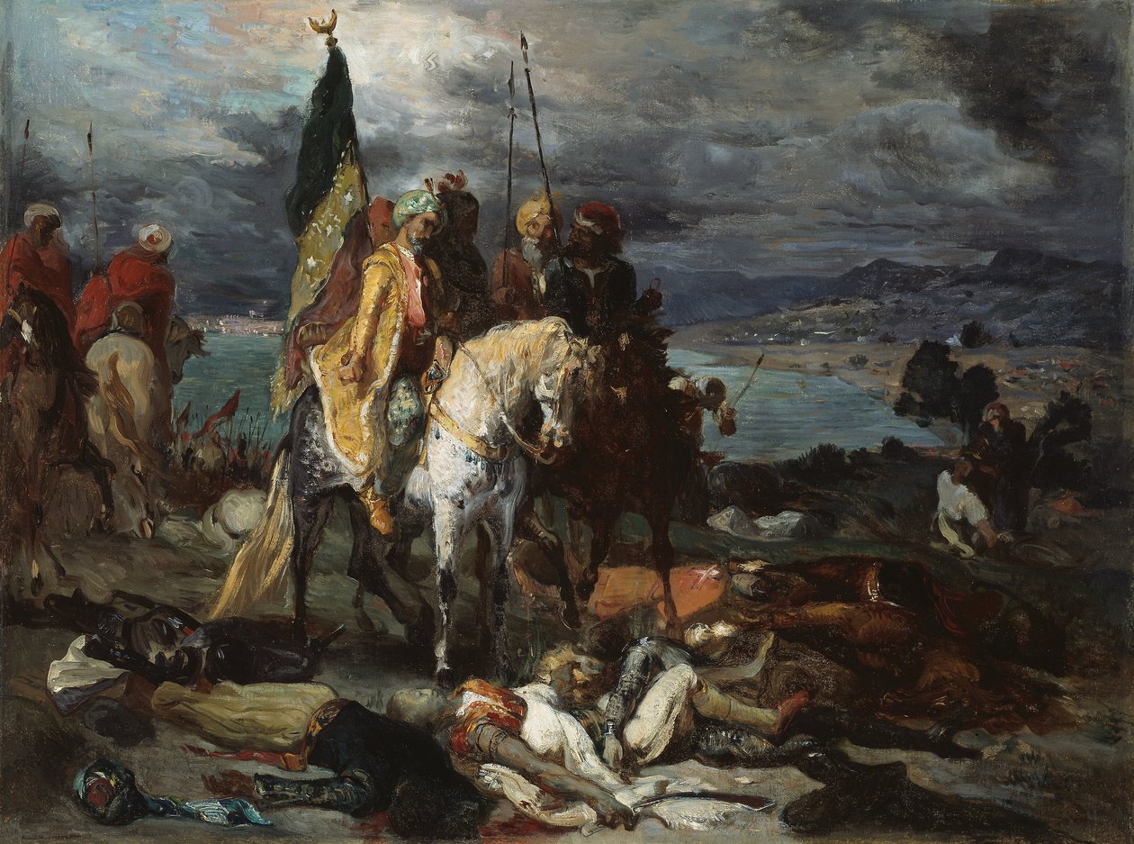 Sarrasins et croisés - Théodore Chassériau