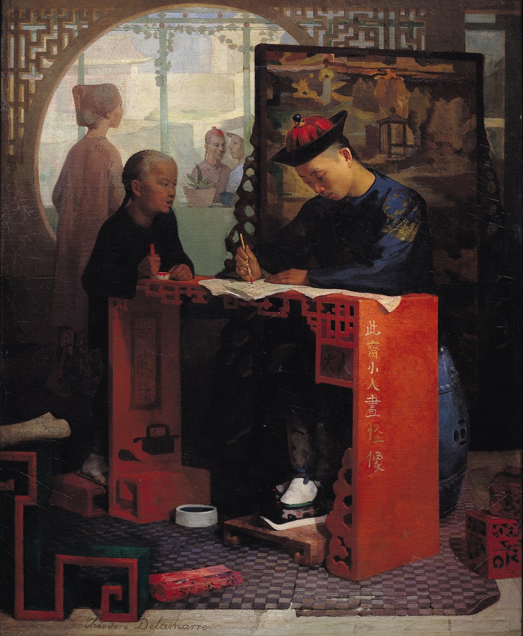Le jeune scribe chinois - Theodore Delamarre