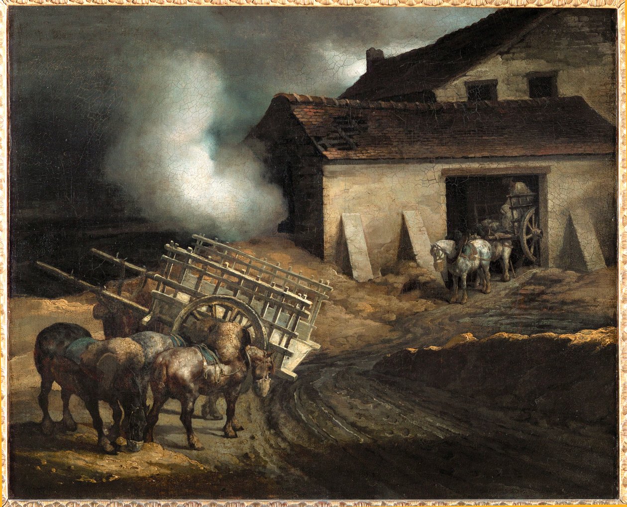 Le four a platre. Le four à plâtre ... - Theodore Gericault