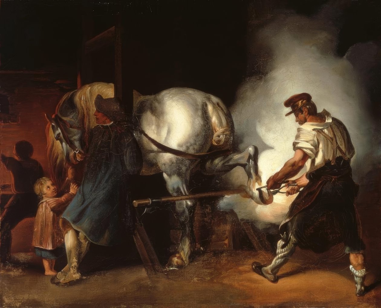 Le maréchal-ferrant - Theodore Gericault
