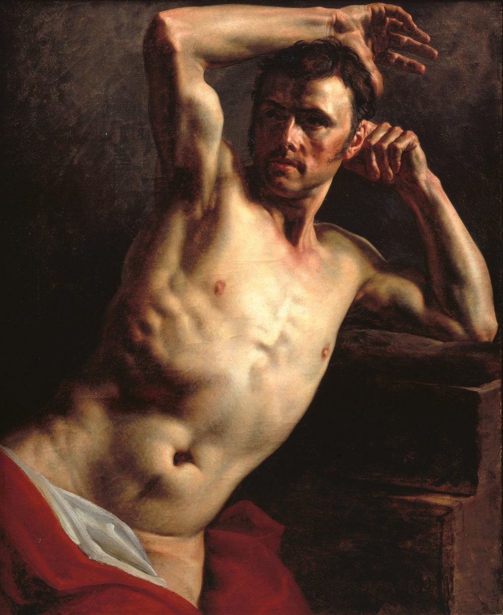Nu masculin mi-longueur - Theodore Gericault