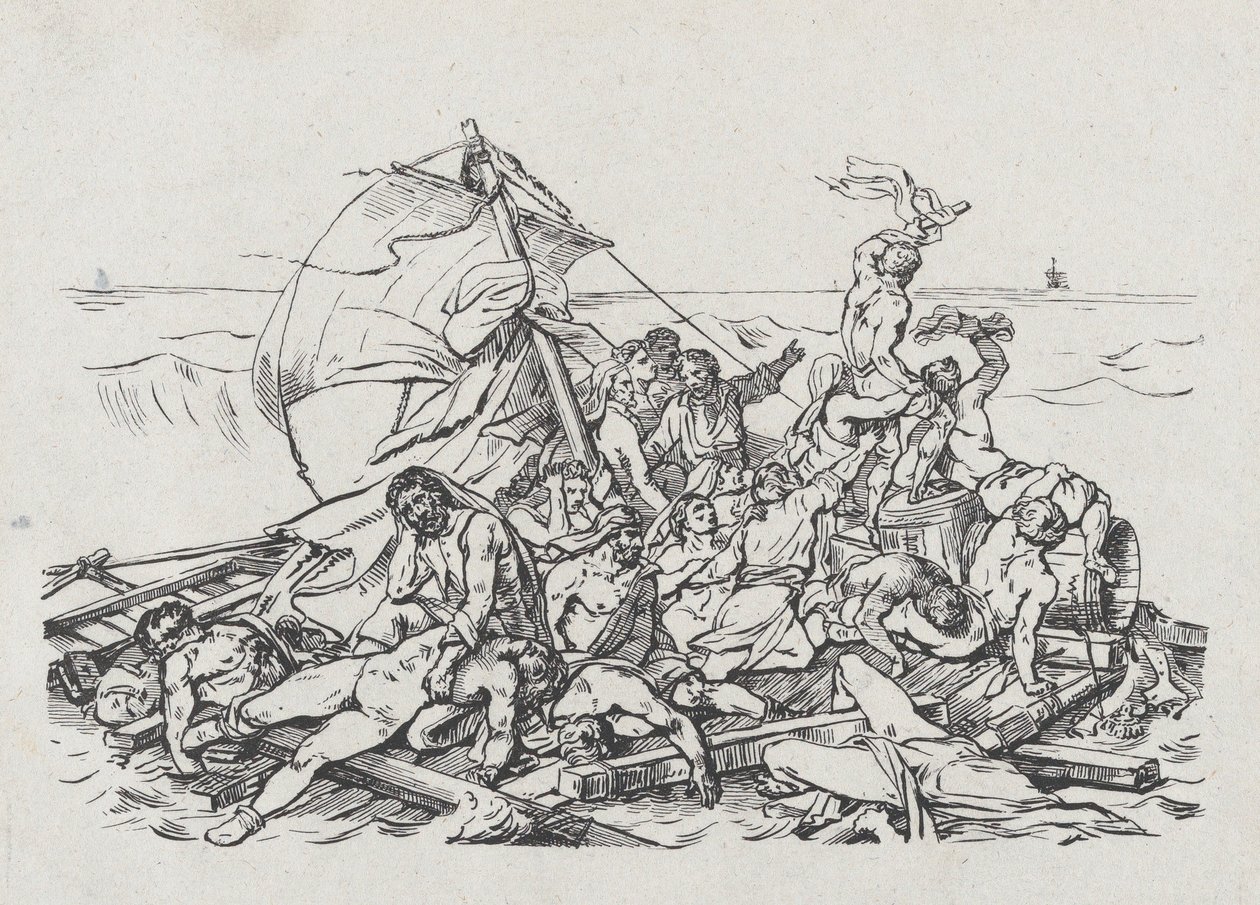 Naufrage de la Méduse, 1820 - Theodore Gericault