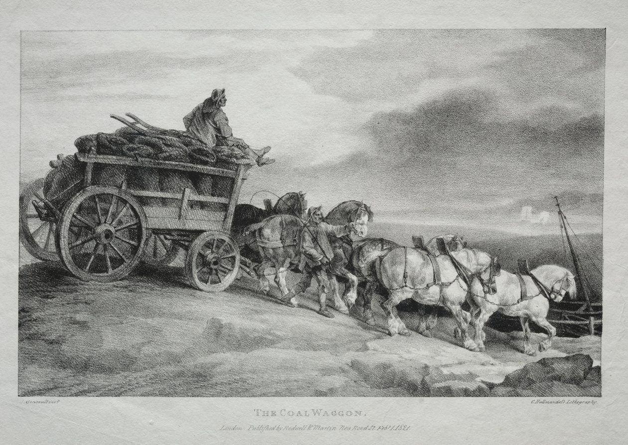 Le wagon de charbon, 1821 - Theodore Gericault