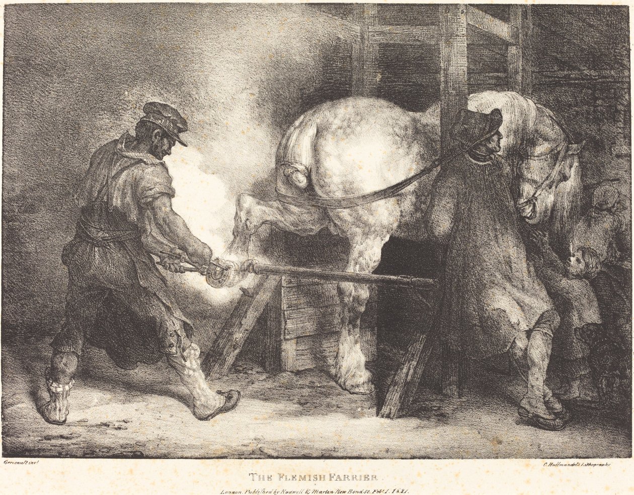 Le maréchal-ferrant flamand - Theodore Gericault