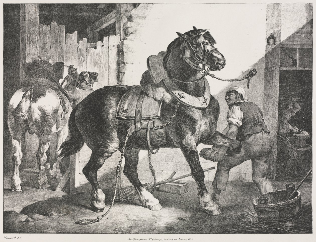 Le forgeron français - Theodore Gericault