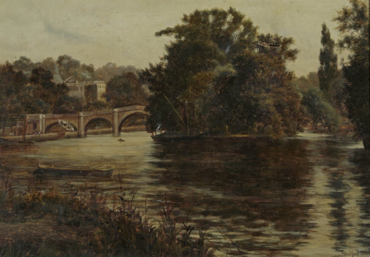 Richmond depuis le bas du pont - Theodore Hines