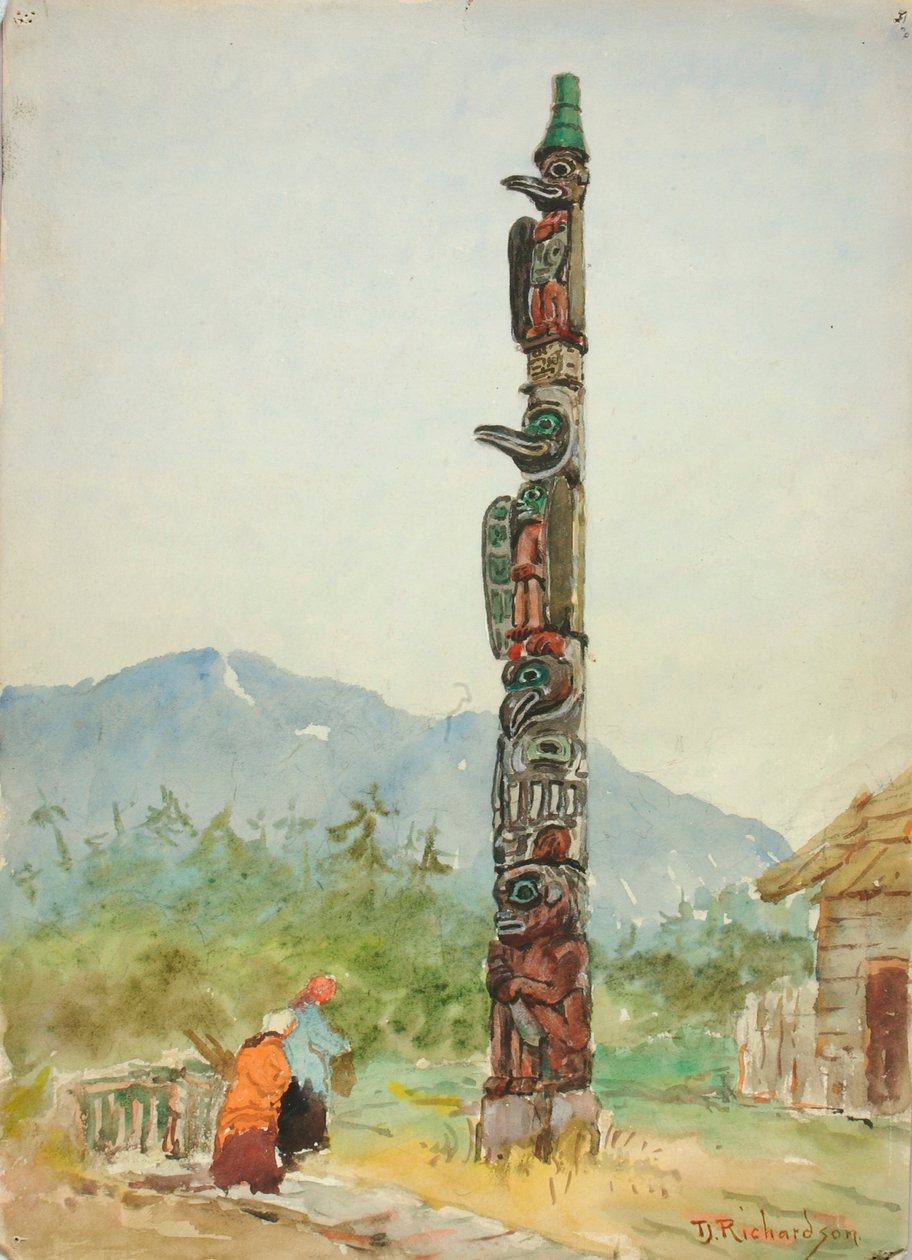 Le pôle du totem Raven - Theodore J. Richardson