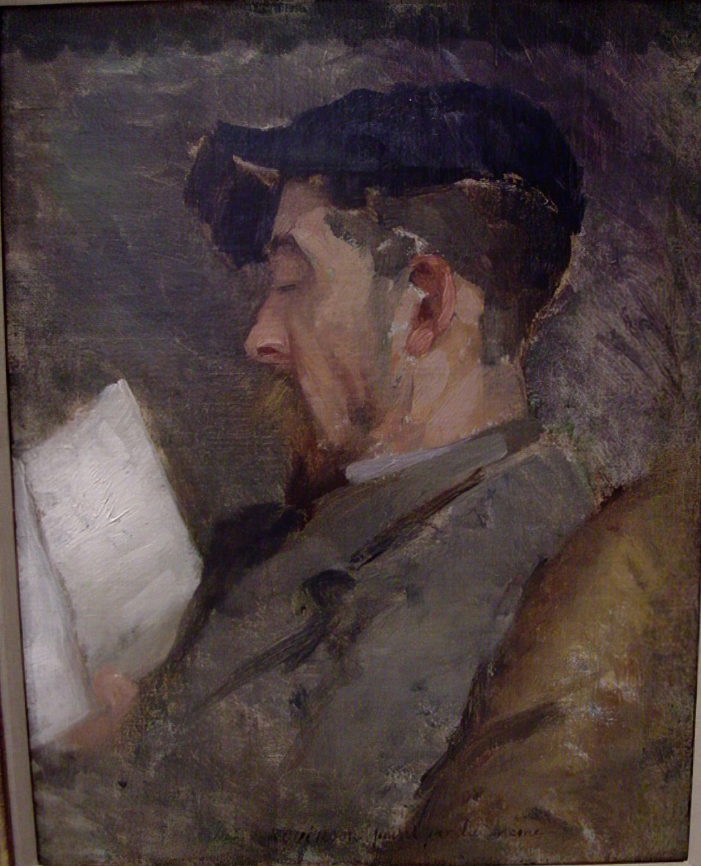 Autoportrait, vers 1884-87 - Theodore Robinson