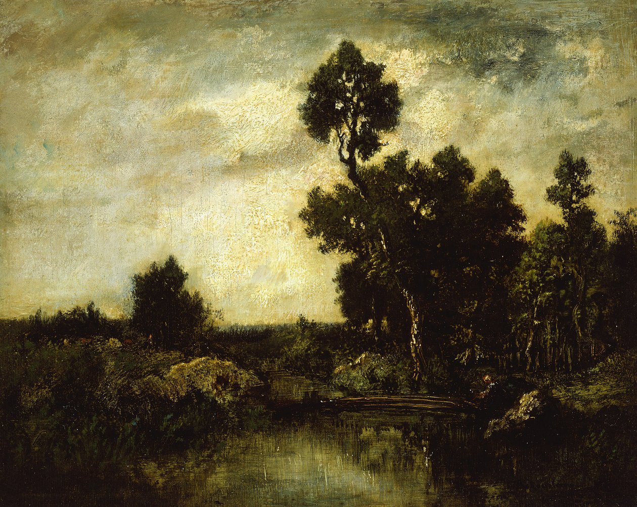 Paysage, vers 1850 - Theodore Rousseau
