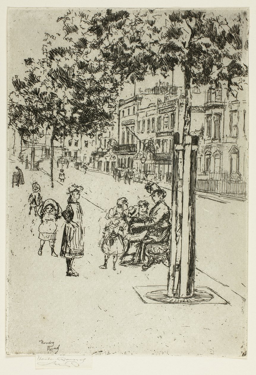 Enfants de Chelsea, Chelsea Embankment - Theodore Roussel