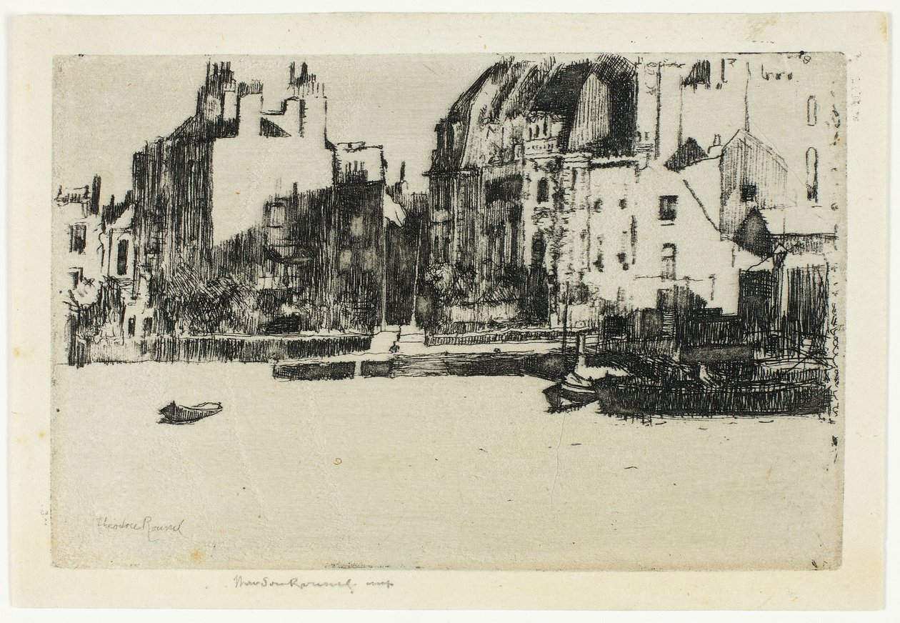 Palais de Chelsea (version en noir et blanc) - Theodore Roussel