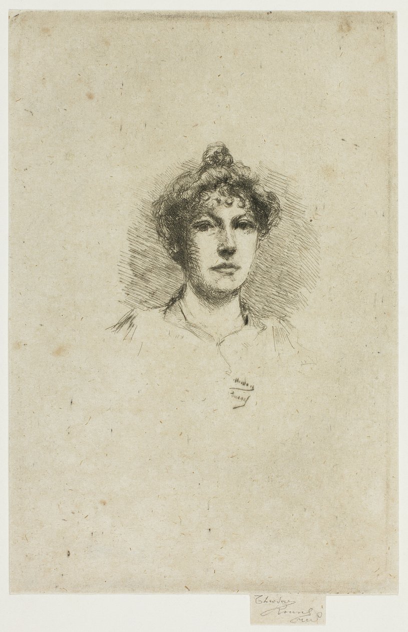 Portrait de Mlle Edith Austin - Theodore Roussel