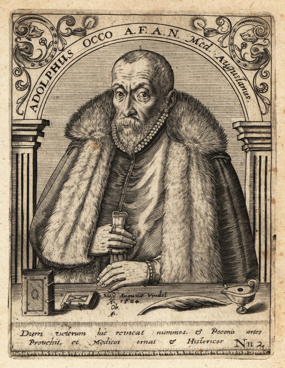 Adolf Occo, médecin - Theodore de Bry
