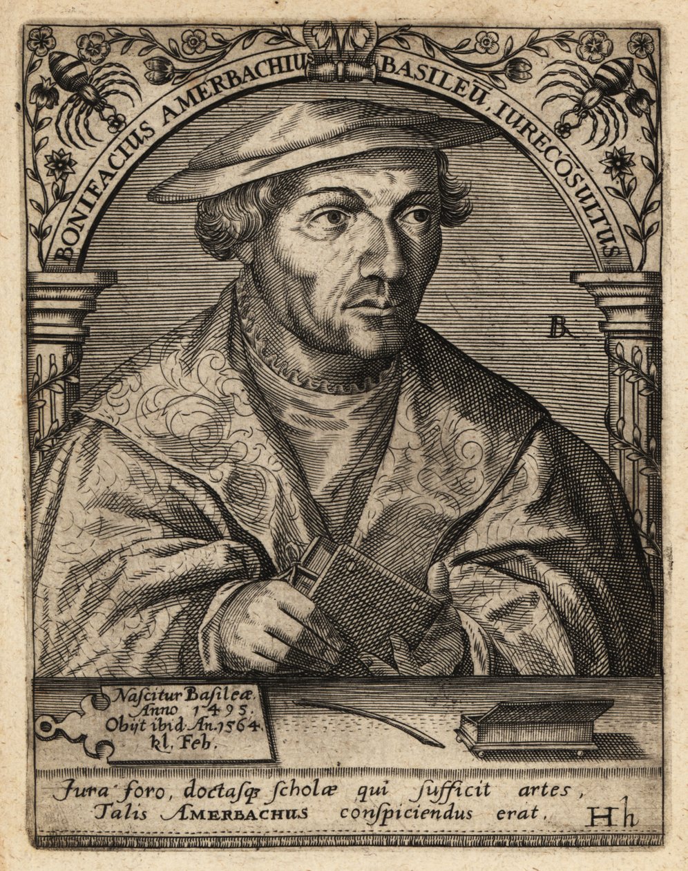 Bonifacius Amerbach - Theodore de Bry